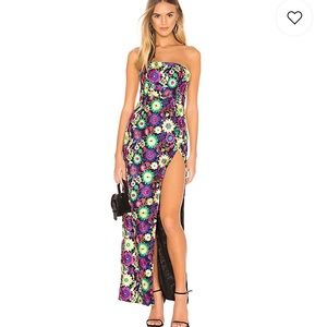 LEMONY GOWN IN MULTICOLOR